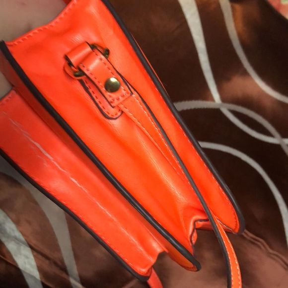 Neon Orange Steven by Steven Madden Cross Body Purse - Picture 12 of 15
